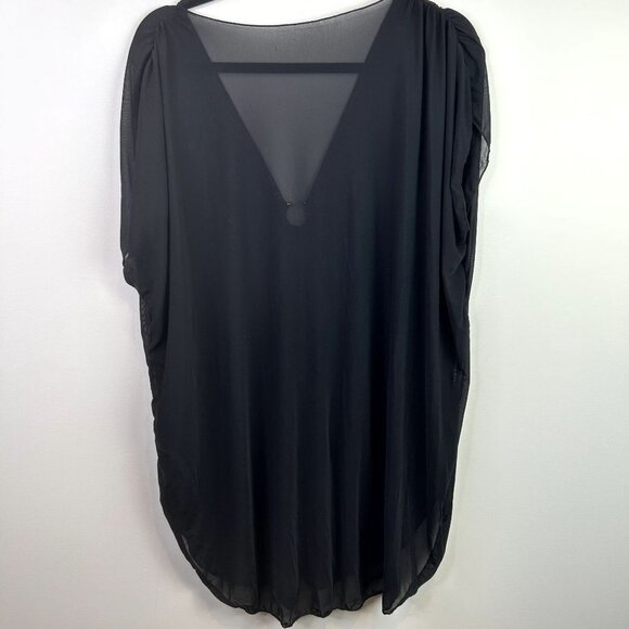 Sheer black womens cover up size medium to extra large - Picture 5 of 5